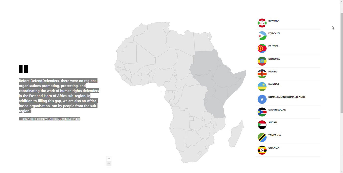 Мапа региона са државама чланицама